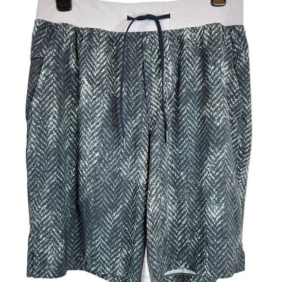 Lululemon 11" T.H.E. Short Style: M7AAUS in Black & White Men's Medium - Picture 2 of 16